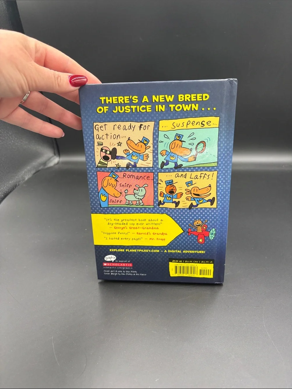 Dog Man by Dav Pilkey- Hardcover Book